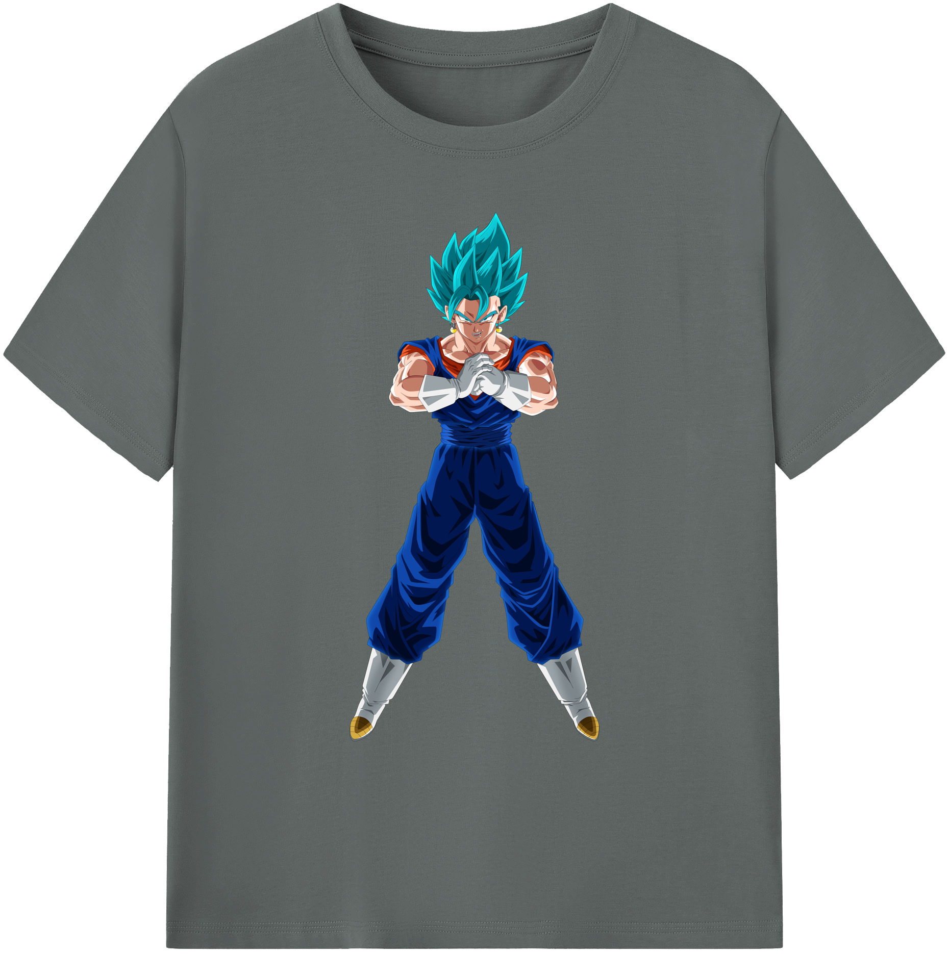 （画像用） ドラゴンボール ベジット DRAGON BALL Vegetto 綿100％ メンズ半袖Tシャツ｜肌触りやわらか＆通気性